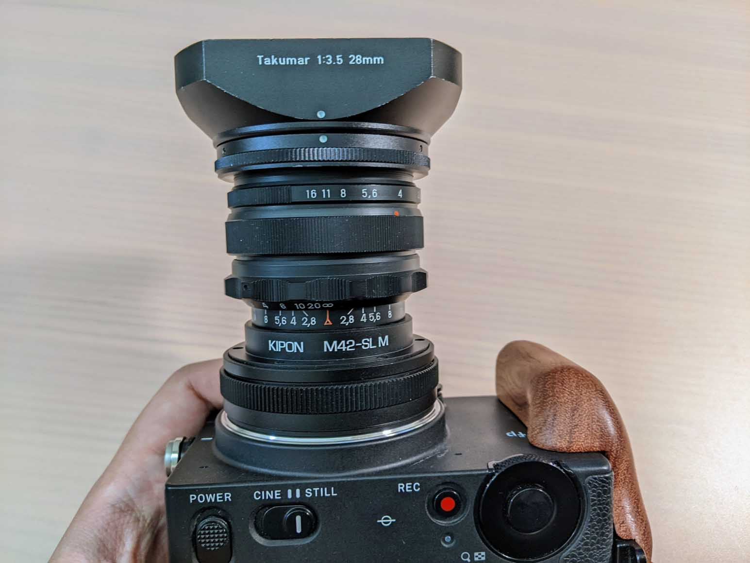 MIR-1B 37mm f2.8+ Takumar 28mm f3.5 Lens Hood